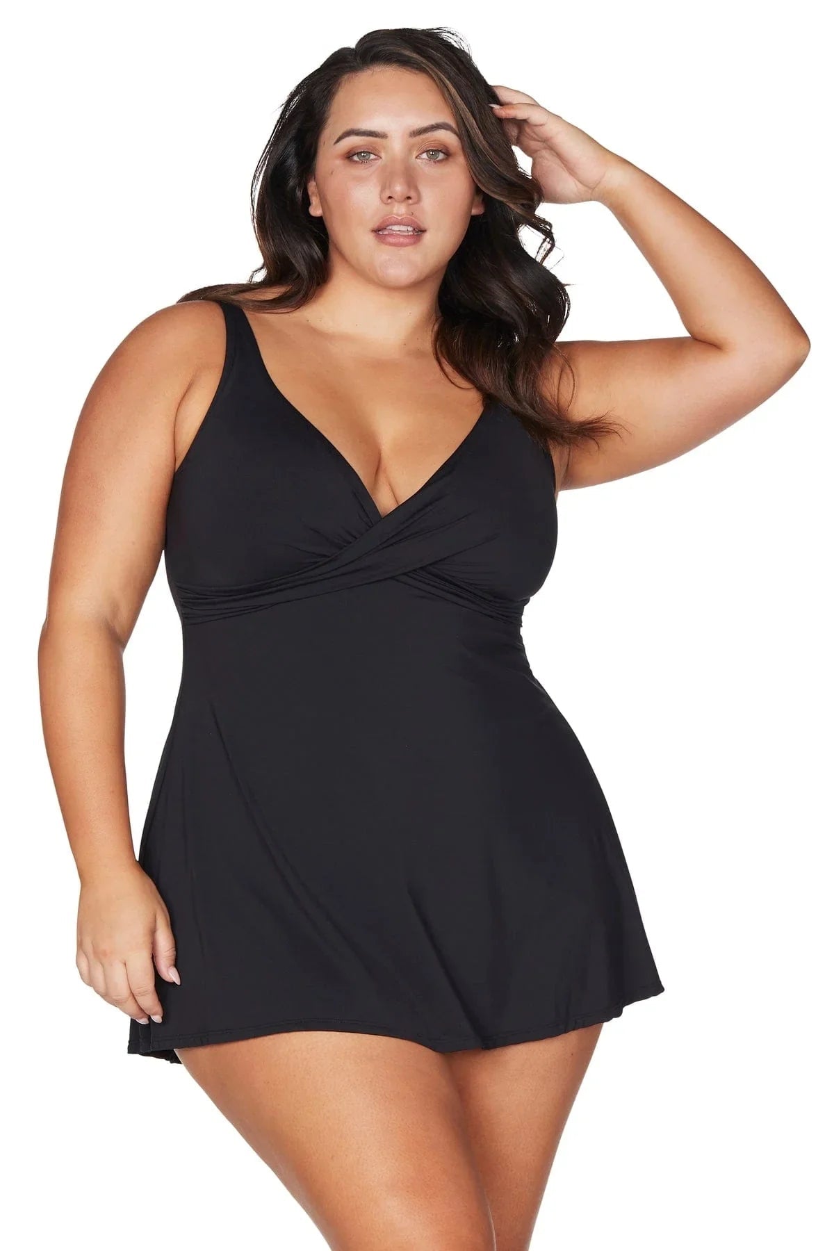 Hues Delacroix Swimdress - Artesandsat1723p - blk - Black - 16