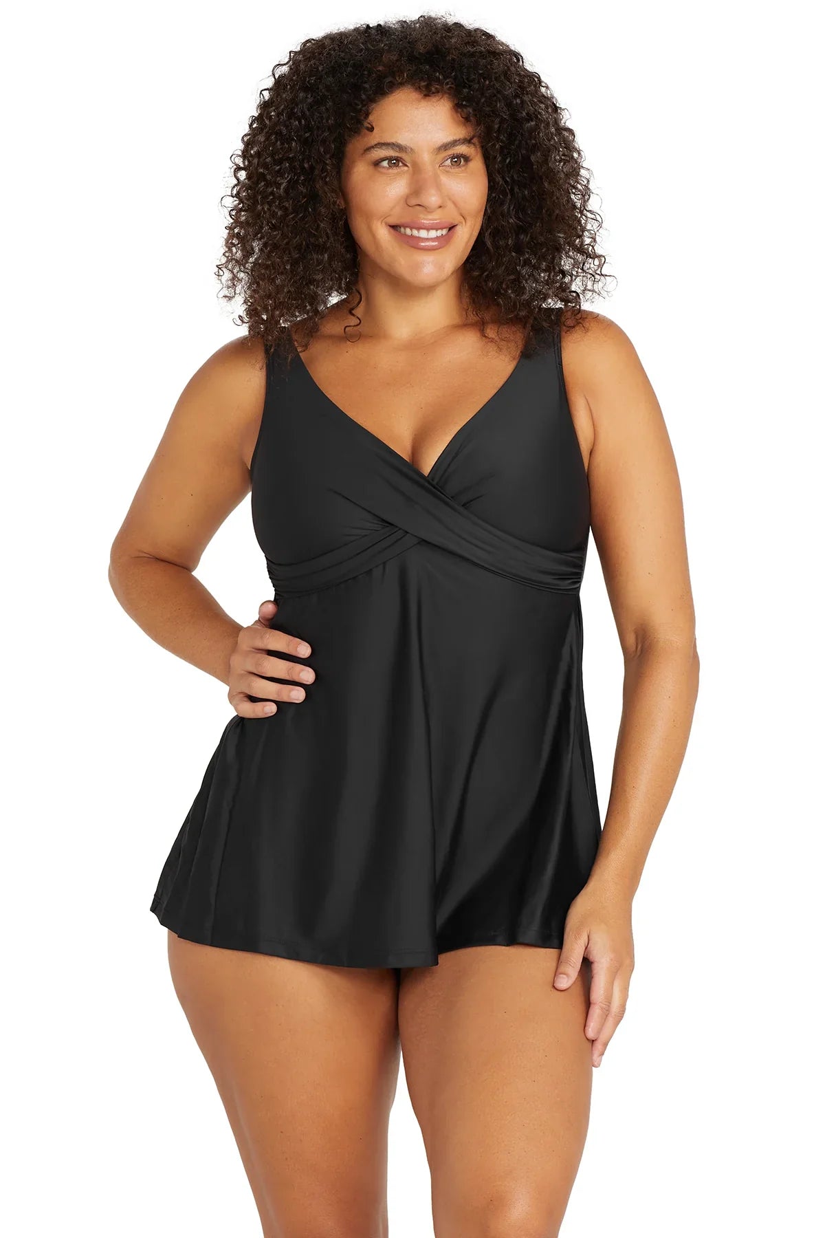 Hues Delacroix Swimdress - Artesandsat1723p - blk - Black - 16