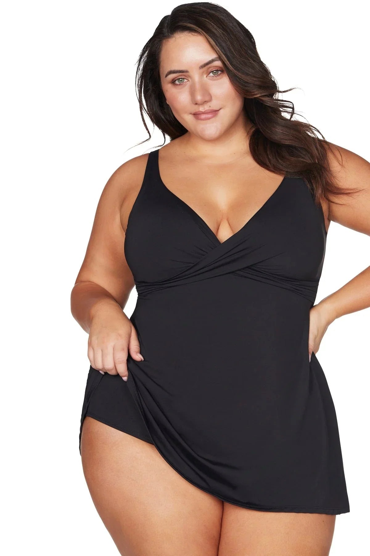 Hues Delacroix Swimdress - Artesandsat1723p - blk - Black - 16