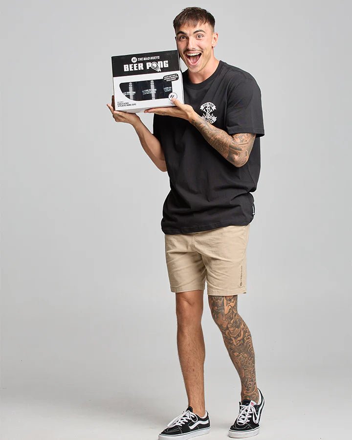 HUEYS | BEER PONG - Mad HueysH124M07032C - BLACK - ONE SIZE
