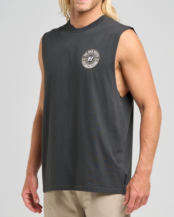 HUEYS GOOD LIFE | MUSCLE - Mad HueysH425M02001 - VINTAGE BLACK - S