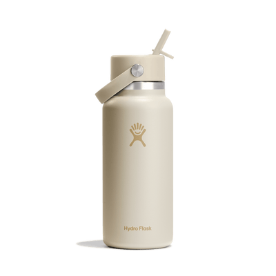 Hydration 32oz Wide W/Flex Straw Lid - HydroflaskDTC - W32BFS - Oat