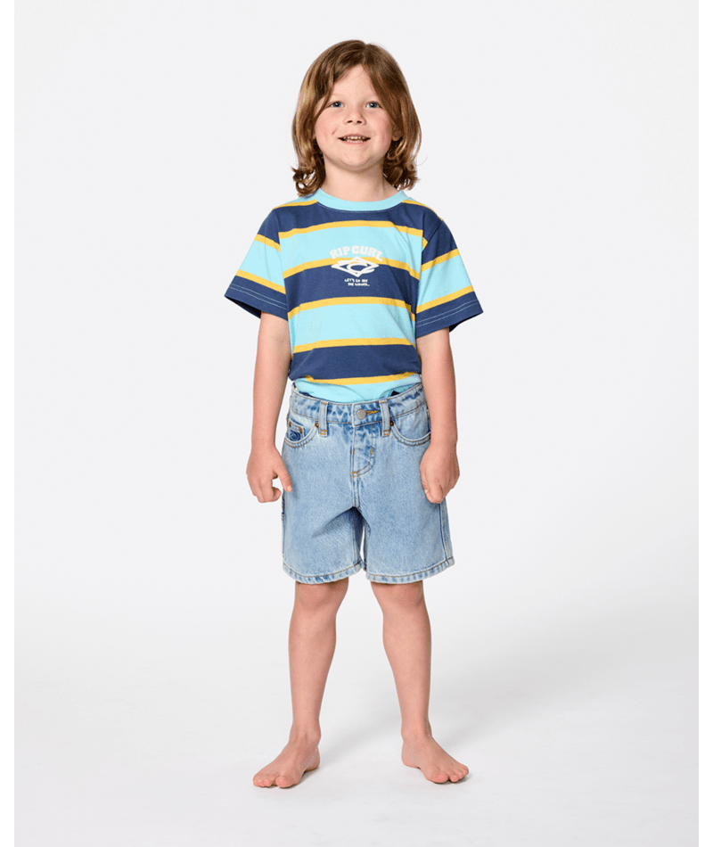 HYPED UP DENIM SHORT - BOY - Rip Curl015TWS - WASHED BLUE - 1 - 2
