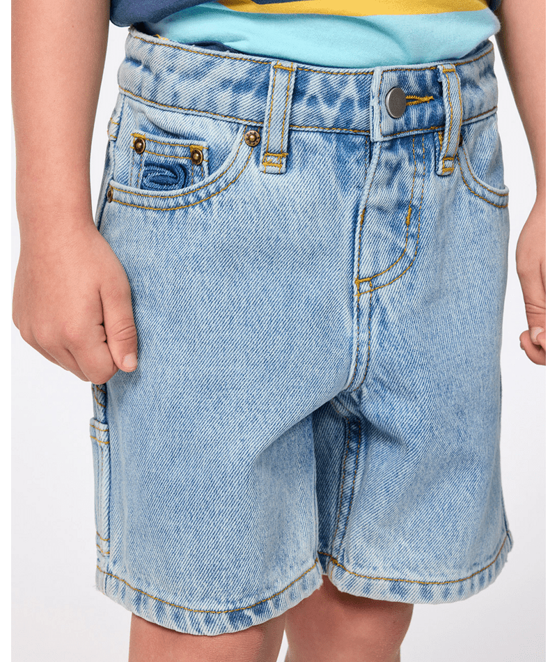 HYPED UP DENIM SHORT - BOY - Rip Curl015TWS - WASHED BLUE - 1 - 2