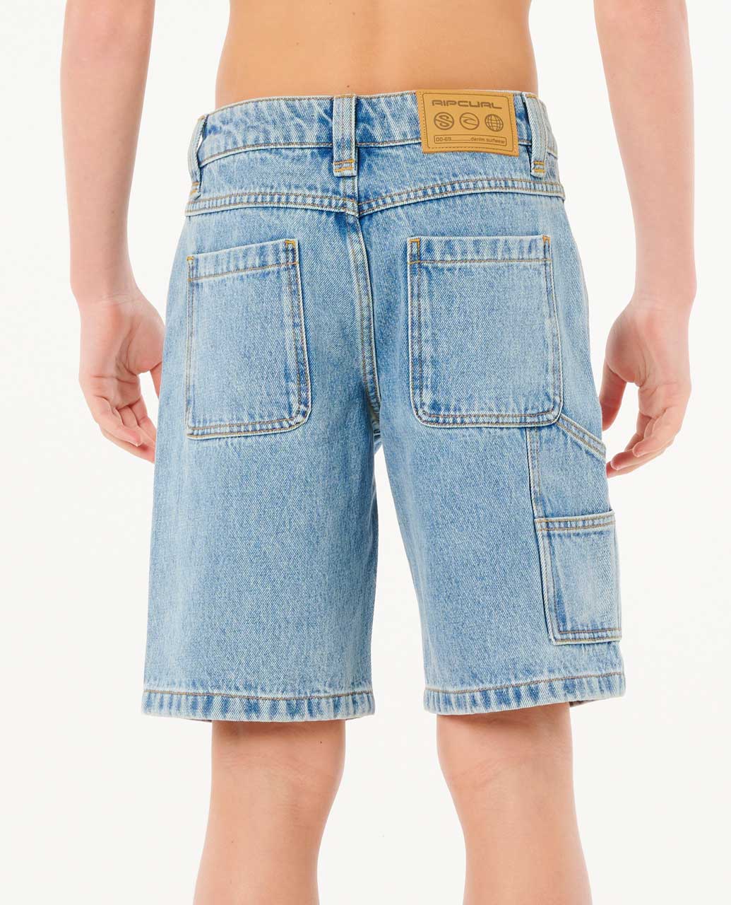 Hyped Up Denim Walkshort - Boy - Rip Curl01BBWS - WASHED BLUE - 10