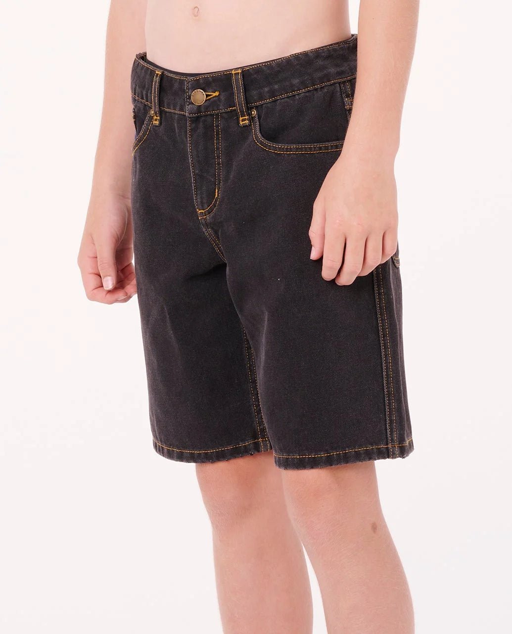 HYPED UP DENIM WALKSHORT-BOY -Rip Curl01BBWS-Washed Black-8