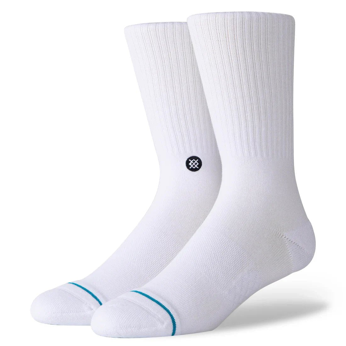 Icon Sock 3 Pack - StanceM556D18ICP - WHT - White - L