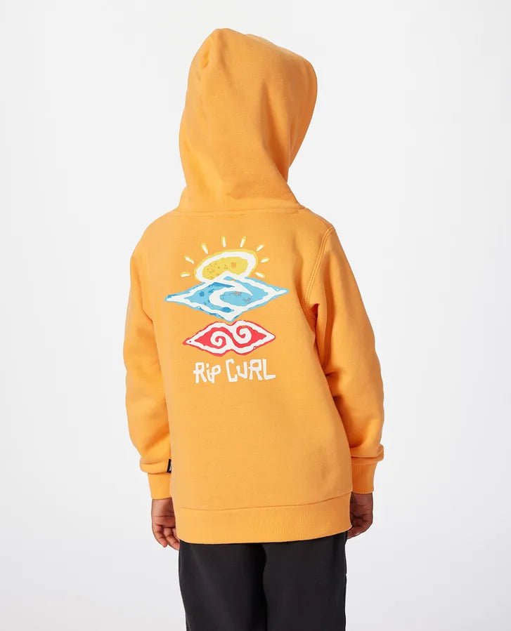 Icons Of Shred Hood Boy - Rip Curl008TFL - 2214 - MNDRN - ZEST - Mandarin Zest - 1to2
