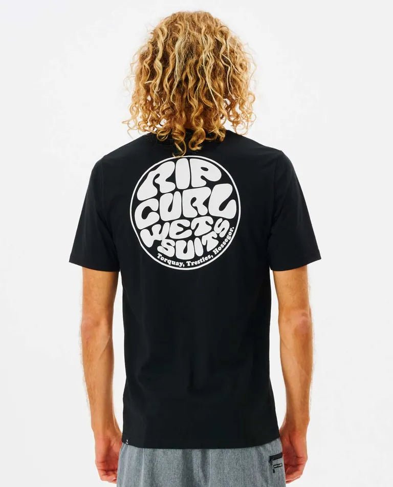 Icons Of Surf UPF S/S - Rip Curl12FMRV - BLACK - L
