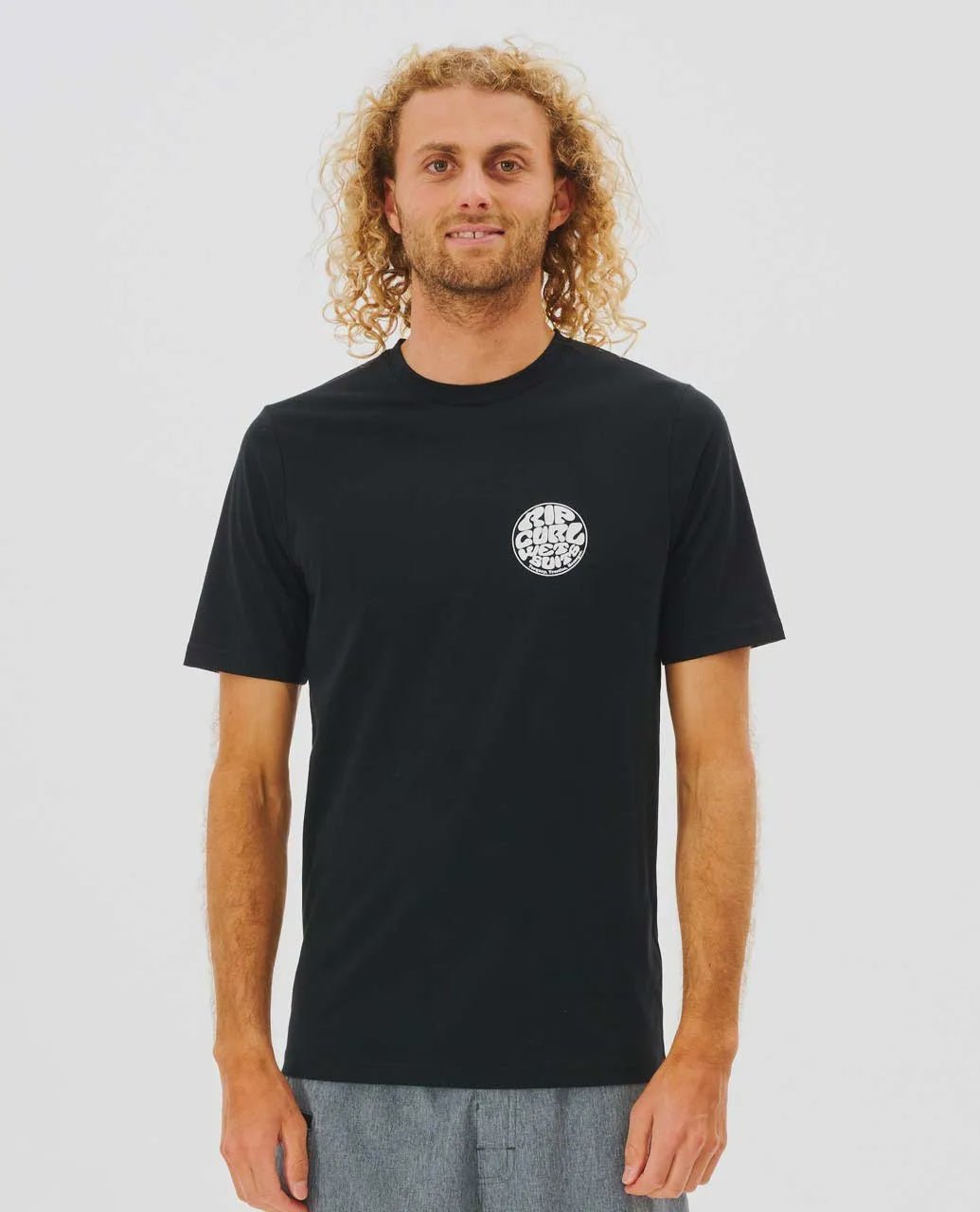 Icons Of Surf UPF S/S - Rip Curl12FMRV - BLACK - L