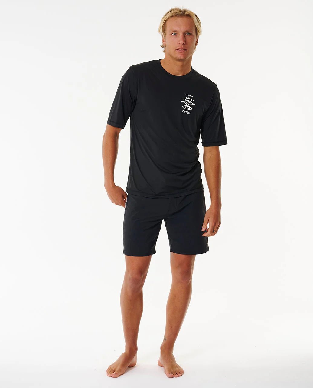 Icons Surflite UPF S/S - Rip Curl14YMRV- BLK-Black-S