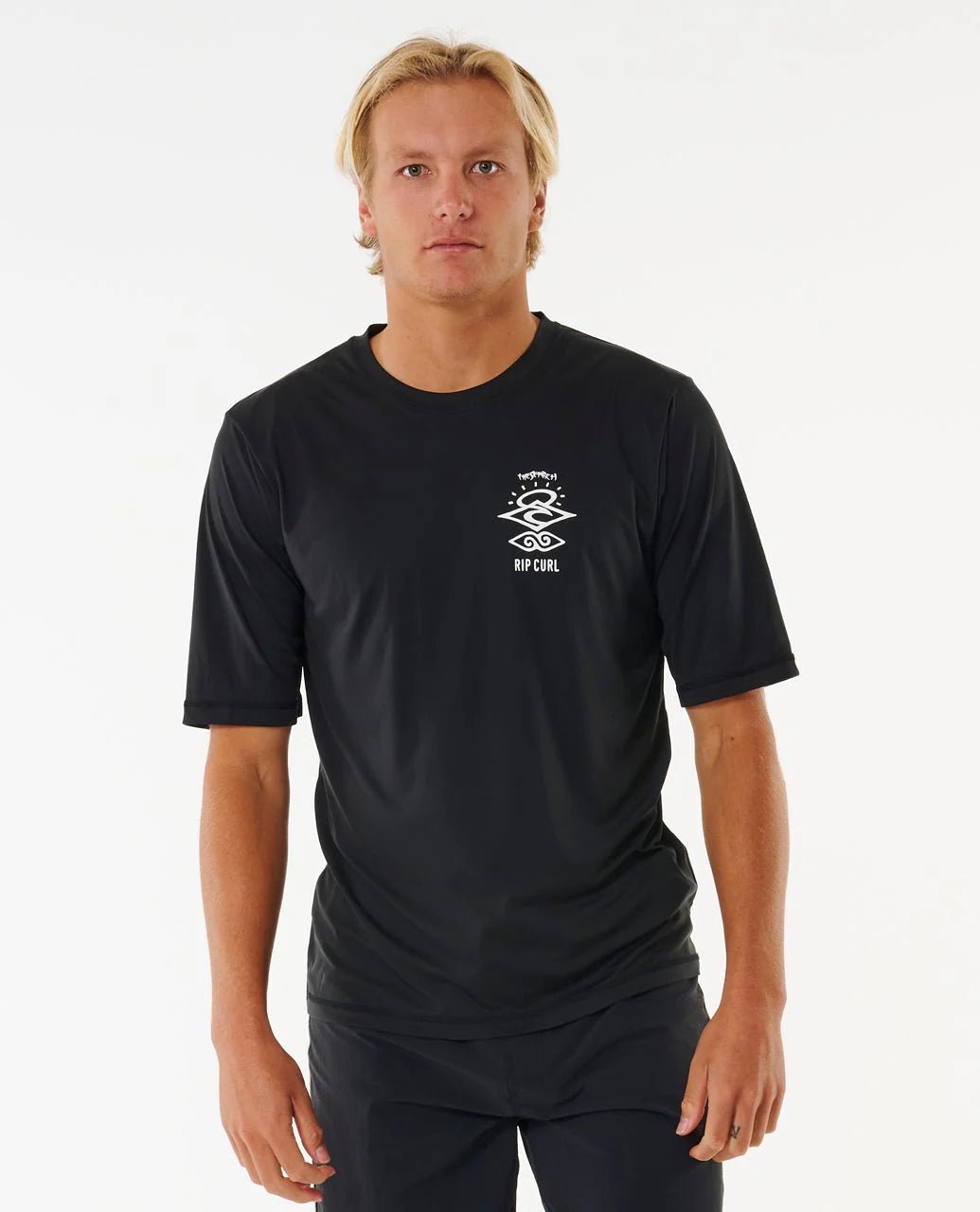 Icons Surflite UPF S/S - Rip Curl14YMRV- BLK-Black-S