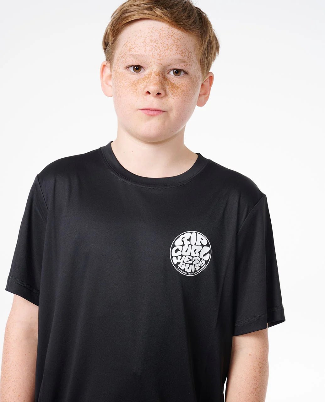ICONS SURFLITE UPF S/S - BOY - Rip Curl12ABRV-BLACK/WHITE-8