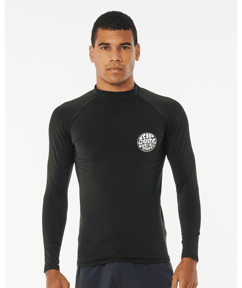 ICONS UPF BRUSHED L/S -Rip Curl196MRV-BLACK-XS
