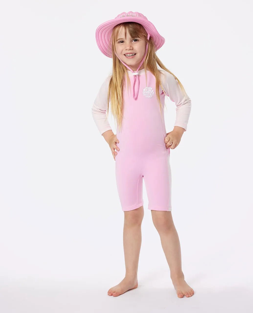 Icons UV Brushed Surfsuit - Girl - Rip Curl00sjrv - 4067 - Bright Pink - 1to2