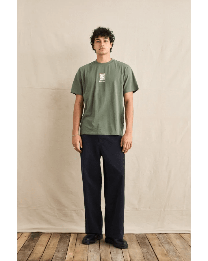 IMPRINT VINTAGE SS T-SHIRT -RhythmCD25M-PT21-WHITE-S