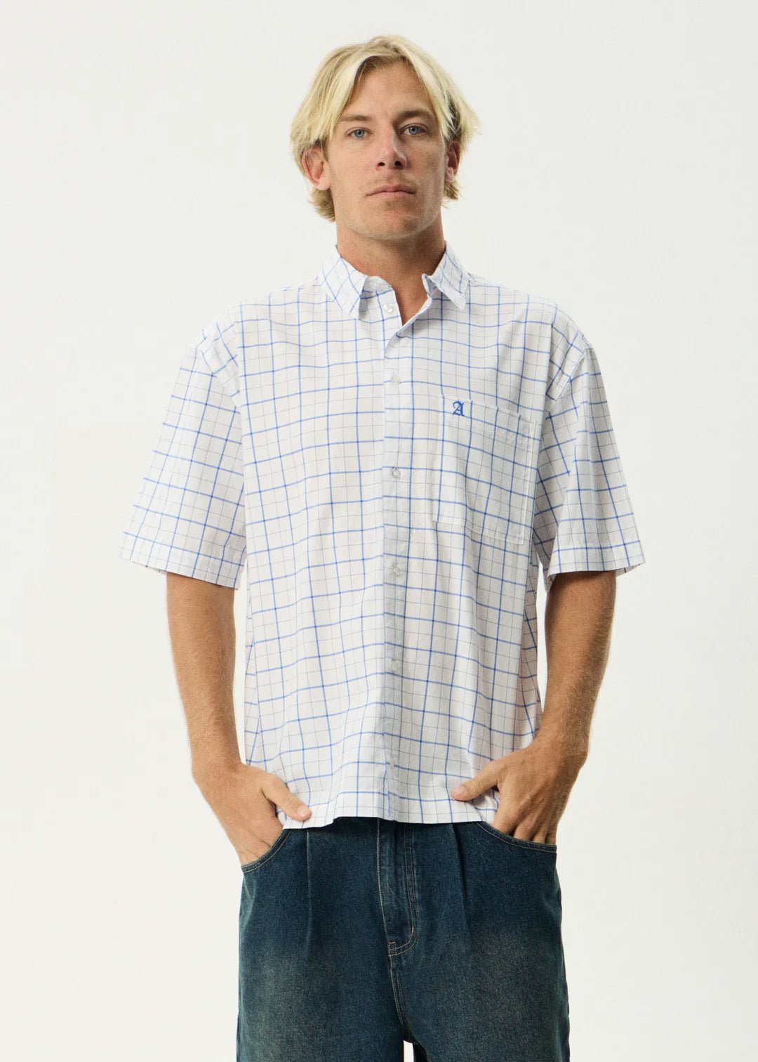 In - Hale - Short Sleeve Shirt - AfendsM254204-WHITE-S