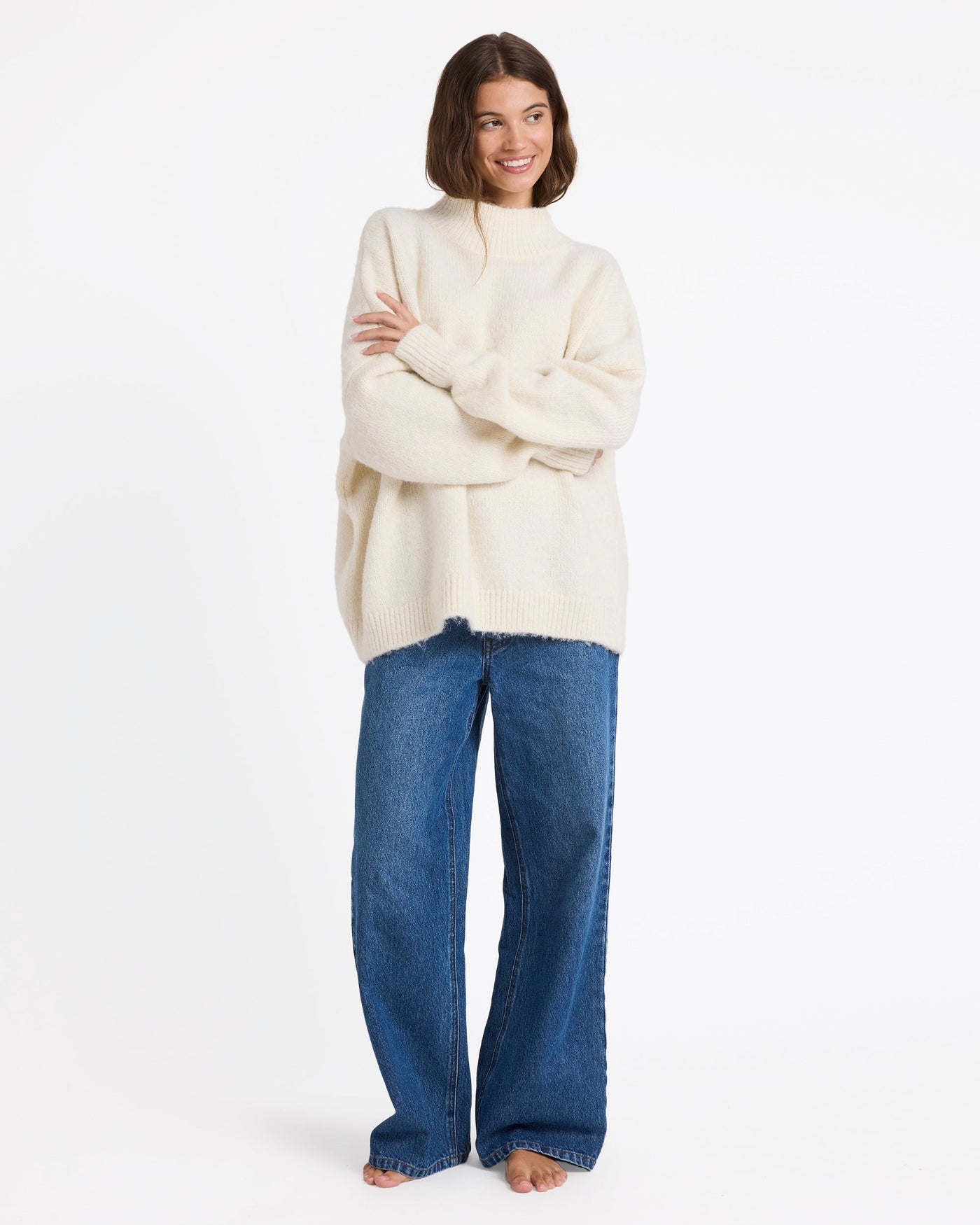 IN THE CLOUDS SWEATER - Roxy26B071676-BONE-XS