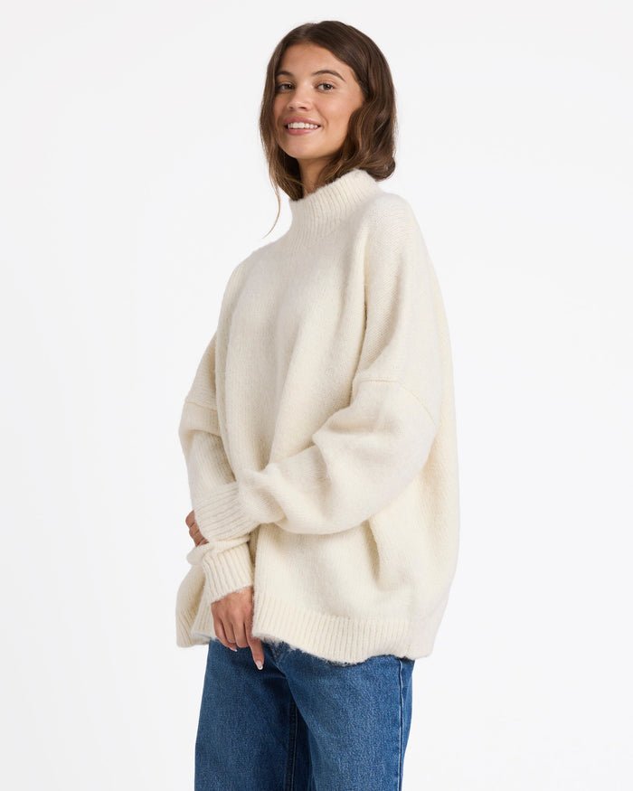 IN THE CLOUDS SWEATER - Roxy26B071676-BONE-XS