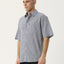 Independent - Hemp Short Sleeve Shirt -AfendsM263204-NAVY CHECK-XS