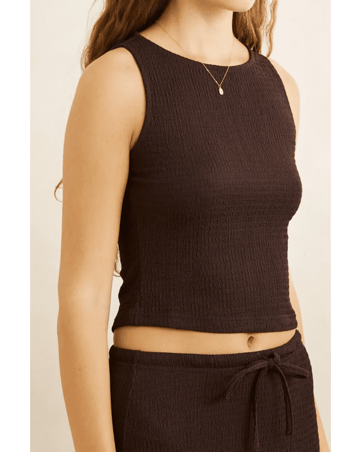 INDIE HIGH NECK TANK -Rhythm0726W-FT02-CHOCOLATE-6