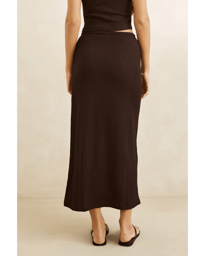 INDIE MAXI SKIRT -Rhythm0726W-SK02-CHOCOLATE-6