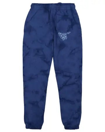 Inherit Strip Track Pant, Elastic Waist Track Pant - Santa Cruzsb124 - pao3 - d5 - Dark Blue Tie Dye - 10