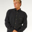 INNER VISIONS FLANNEL SHIRT - Rip Curl06TMSH-WASHED BLACK-XS