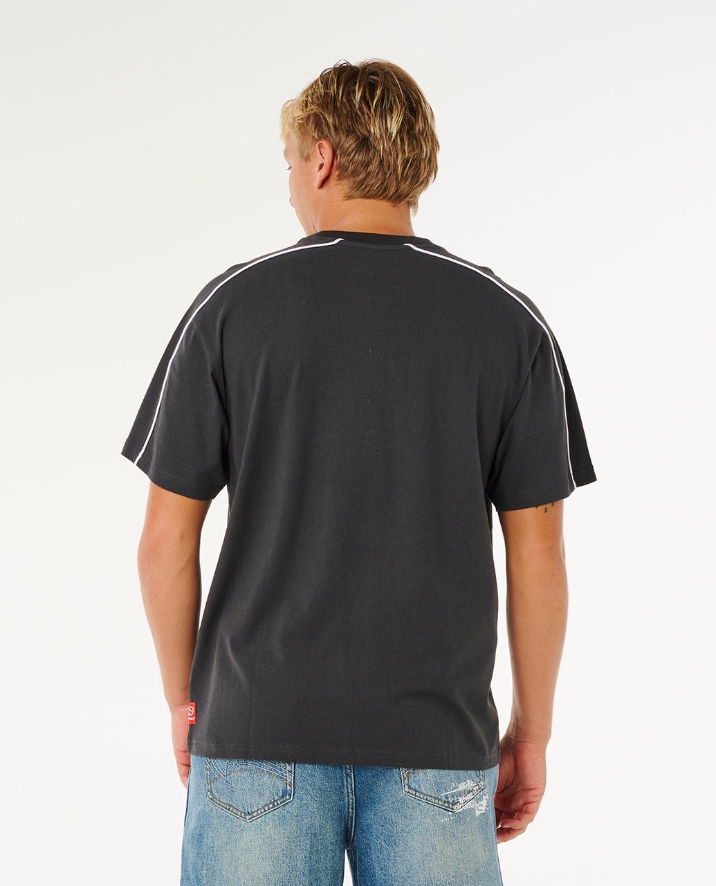 INNER VISIONS PANEL TEE - Rip Curl110MTE-WASHED BLACK-XS