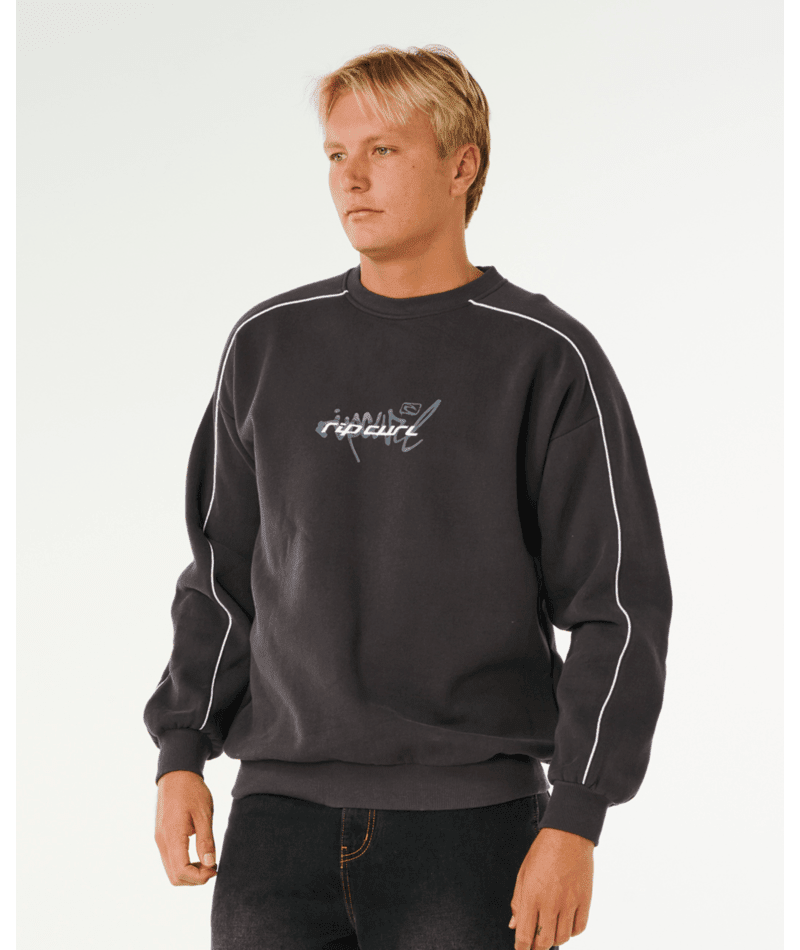 INNER VISIONS PIPE CREW - Rip Curl0ANMFL-WASHED BLACK-XS