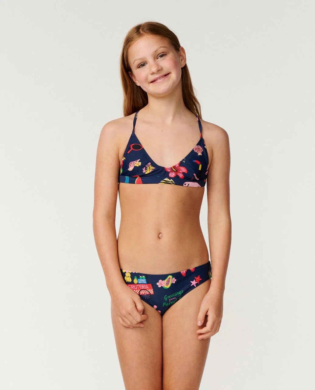 ISLAND TIME BIKINI - GIRL -Rip Curl049GSW-Navy-8