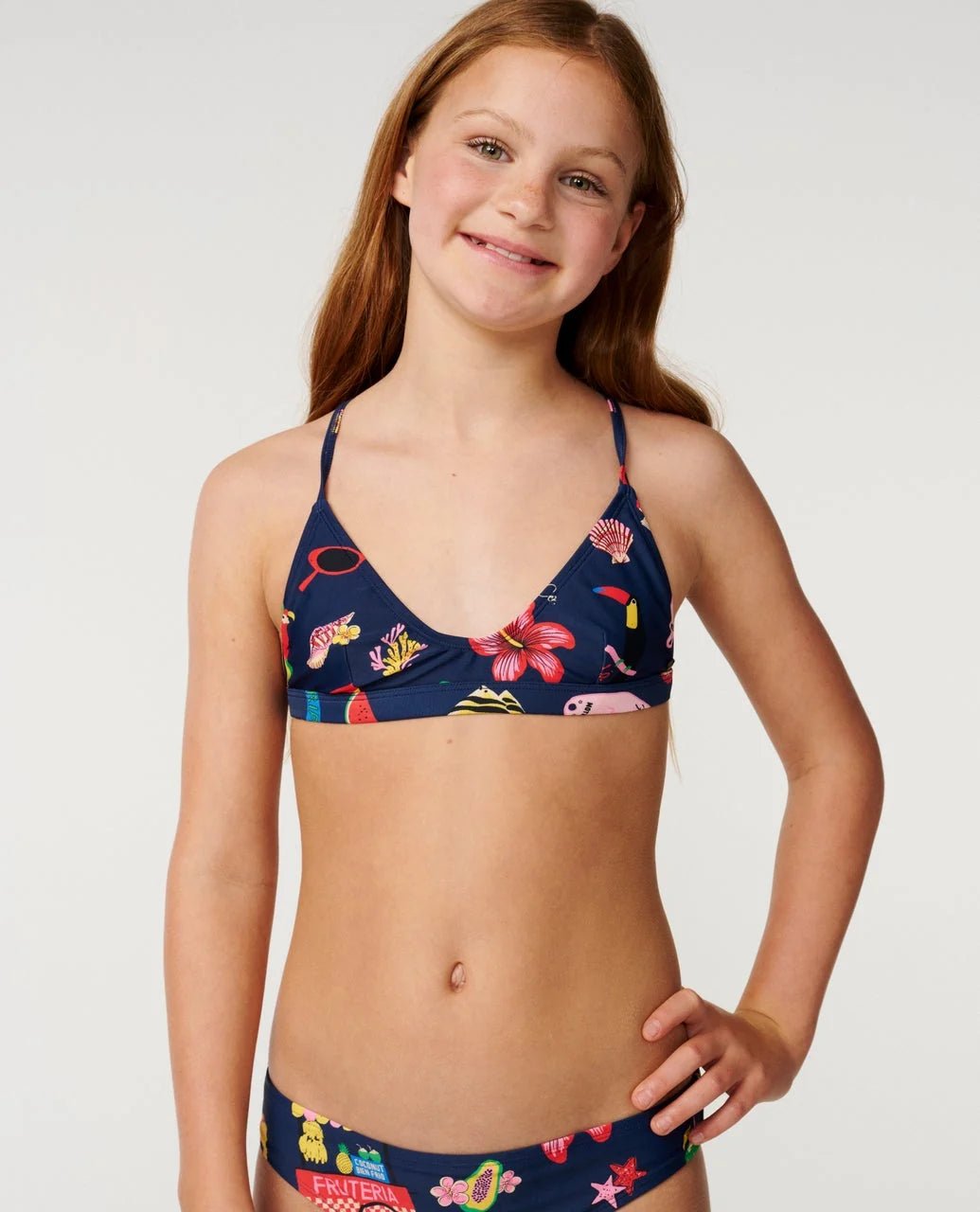 ISLAND TIME BIKINI - GIRL -Rip Curl049GSW-Navy-8