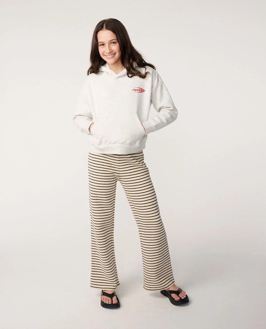 ISLAND TIME STRIPE PANT - GIRL -Rip Curl01ZGPA-Off White-8