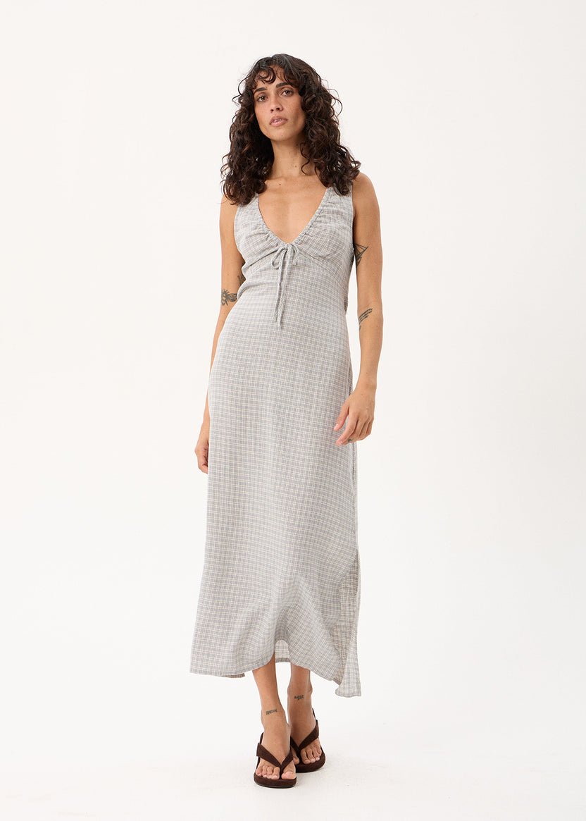 Izzy Devon - Hemp Maxi Dress -AfendsW264816-SILVER BIRCH-XS