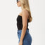 Jamie - Organic Rib Tube Top - AfendsW240096 - White - XS