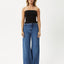 Jamie - Organic Rib Tube Top - AfendsW240096 - White - XS