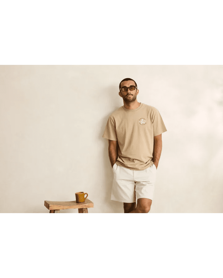 JAUNT VINTAGE SS T-SHIRT -RhythmCD25M-PT39-MACADAMIA-L