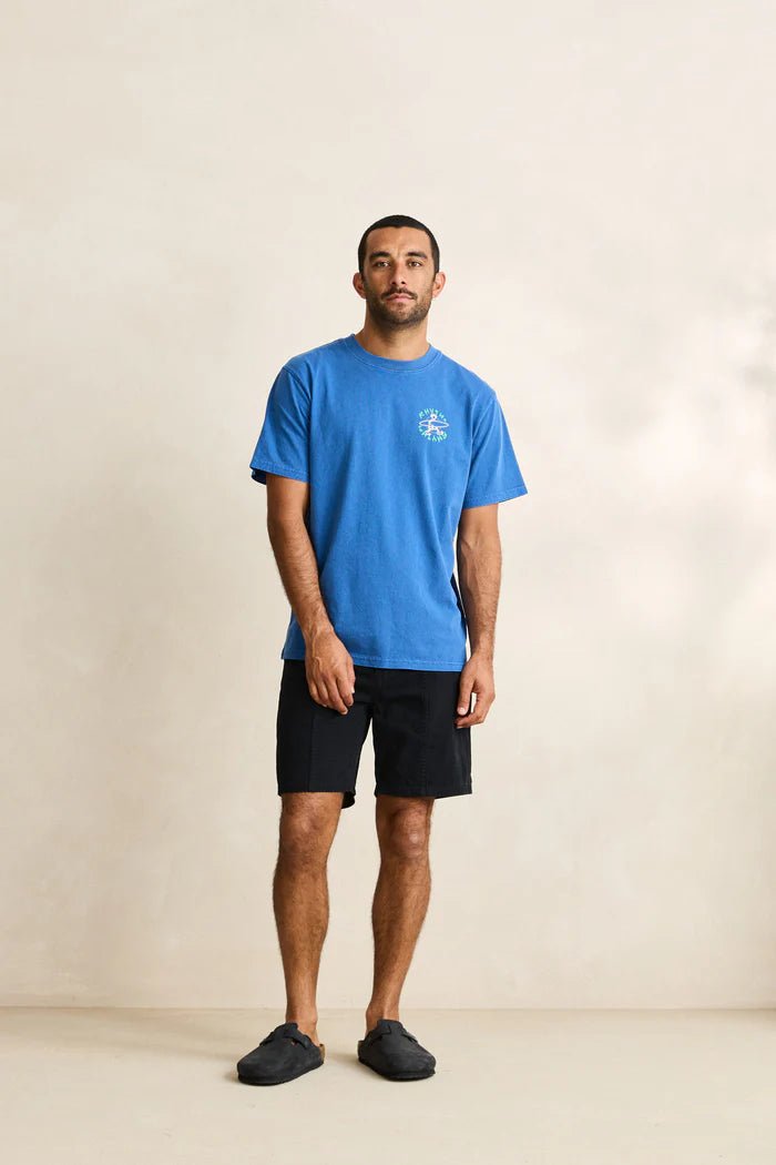 JAUNT VINTAGE SS T-SHIRT -RhythmCD25M-PT39-COBALT-S