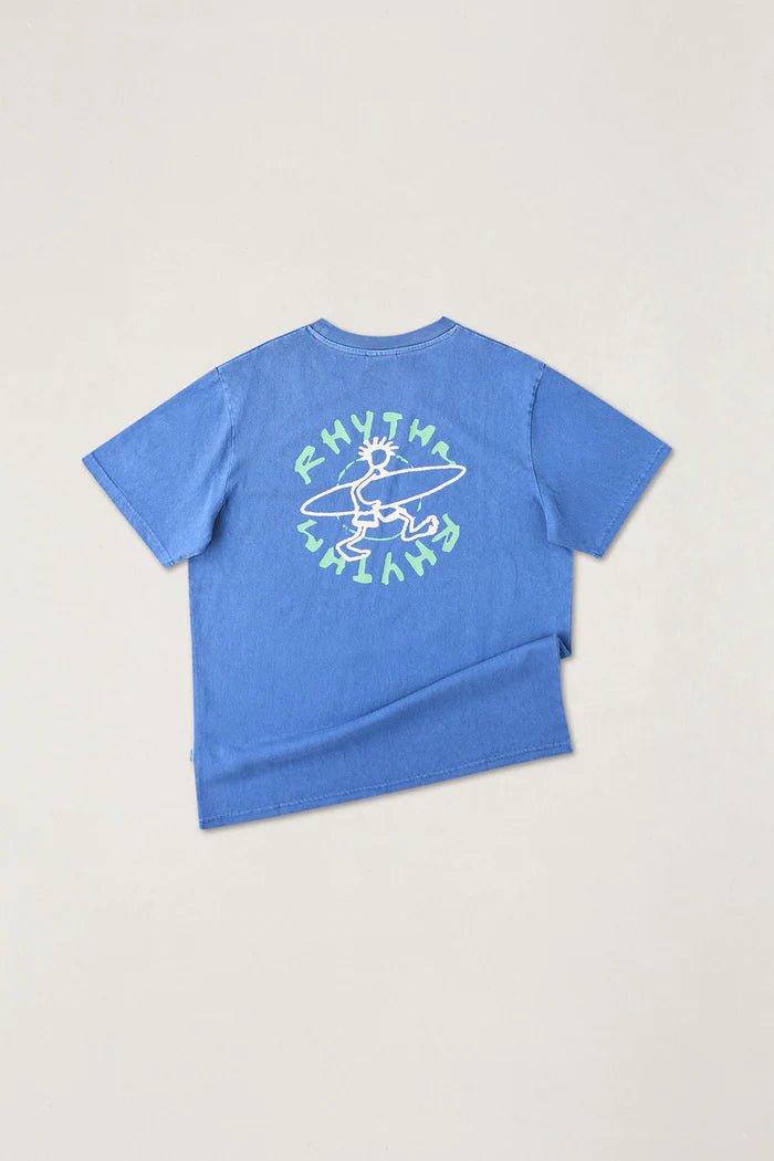 JAUNT VINTAGE SS T-SHIRT -RhythmCD25M-PT39-COBALT-S