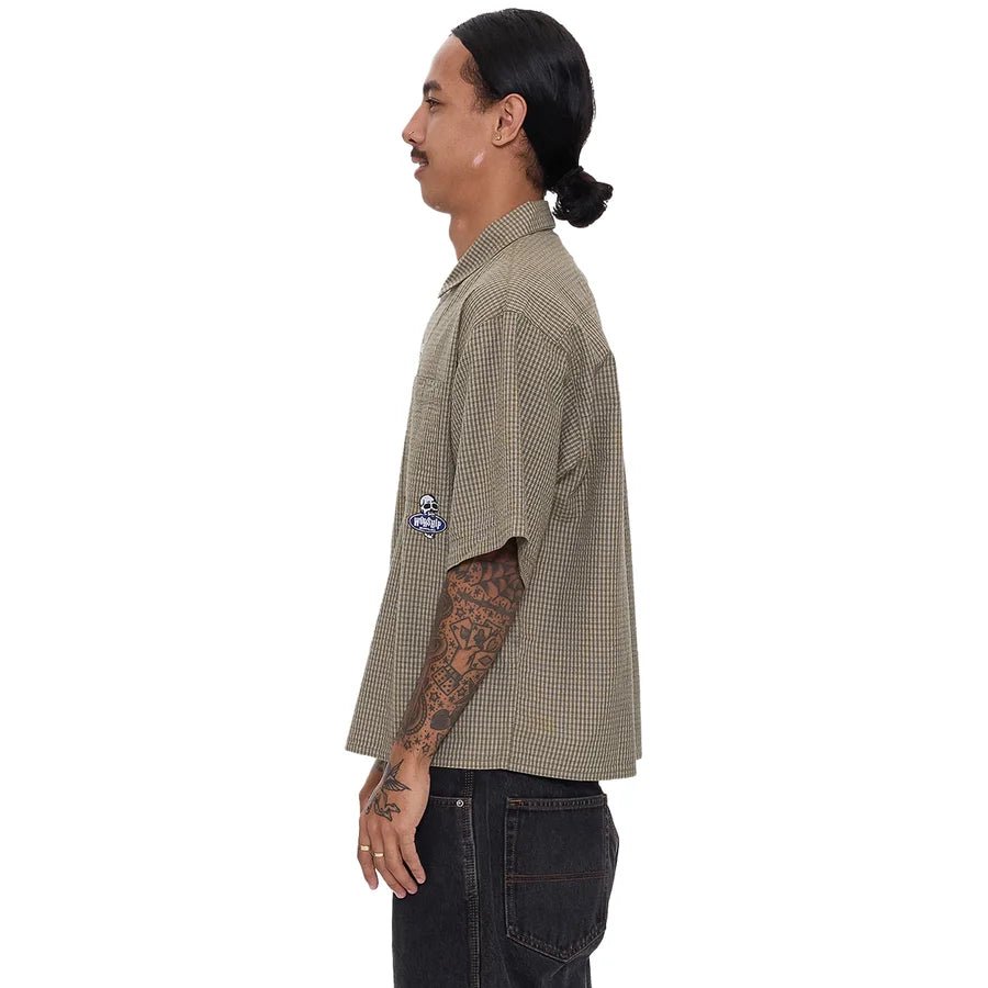 Jaws Box Fit Cropped Short Sleeve Shirt - WorshipPR25-206F-Kelp-XS