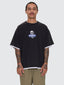 Jaws Oversize Tee - WorshipPR25-115BW-Washed Black-S