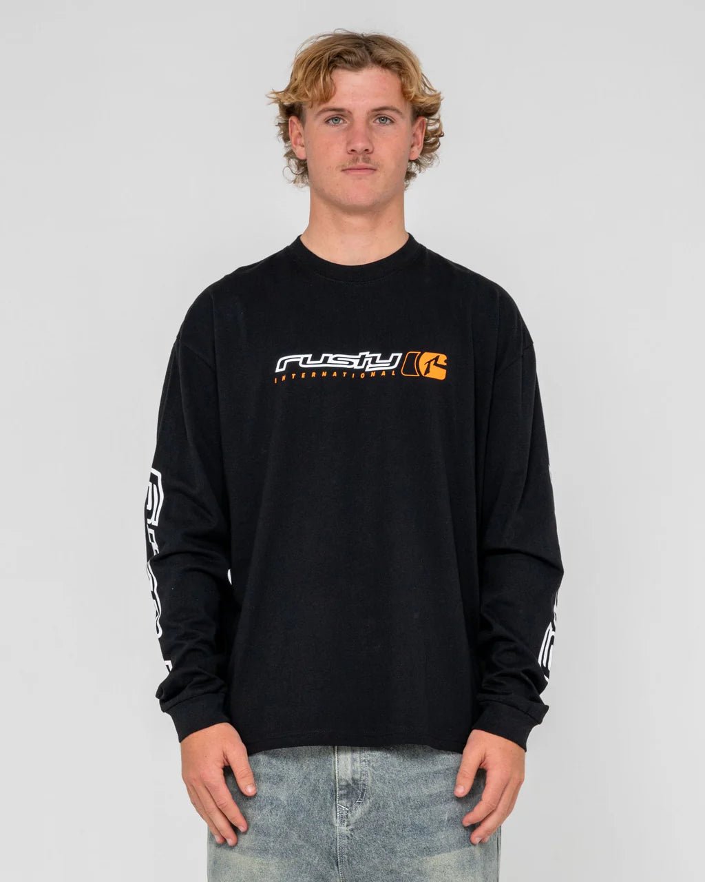 JETSETTER LONG SLEEVE TEE - RustyTTM2941-BLACK-S