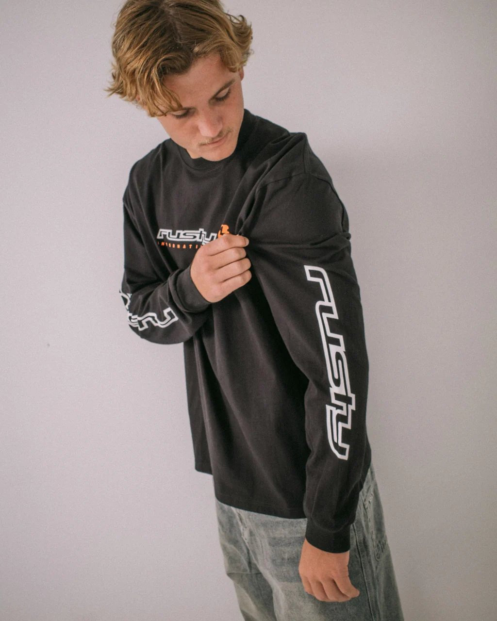 JETSETTER LONG SLEEVE TEE - RustyTTM2941-BLACK-S