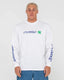Jetsetter Long Sleeve Tee - RustyTTM2941 - WHT - White - L