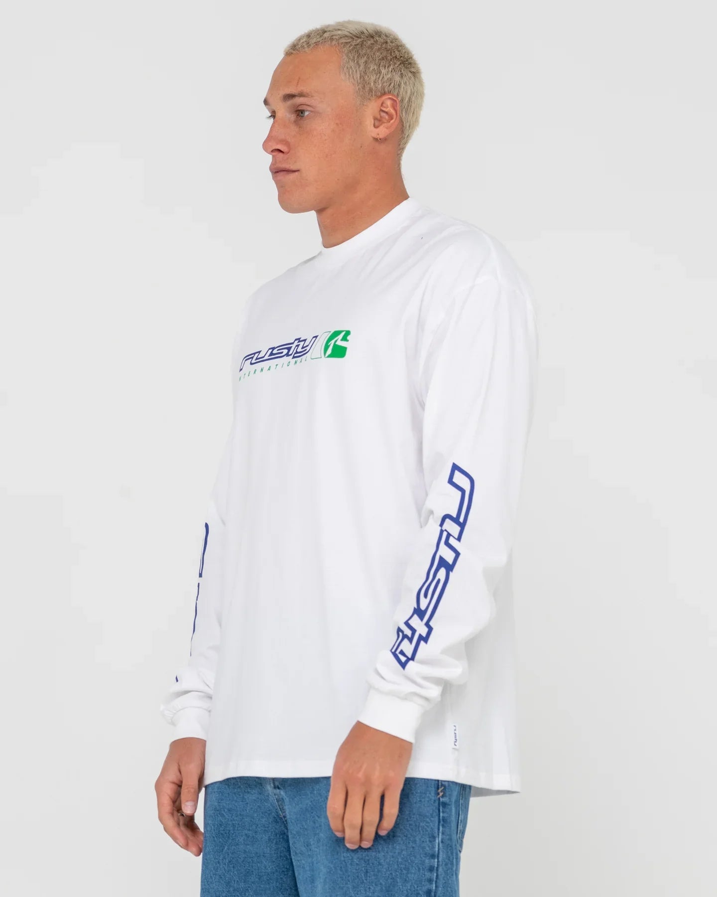 Jetsetter Long Sleeve Tee - RustyTTM2941 - WHT - White - L