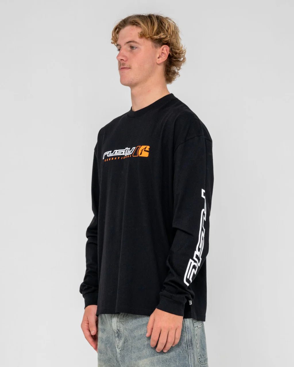JETSETTER LONG SLEEVE TEE - RustyTTM2941-BLACK-S