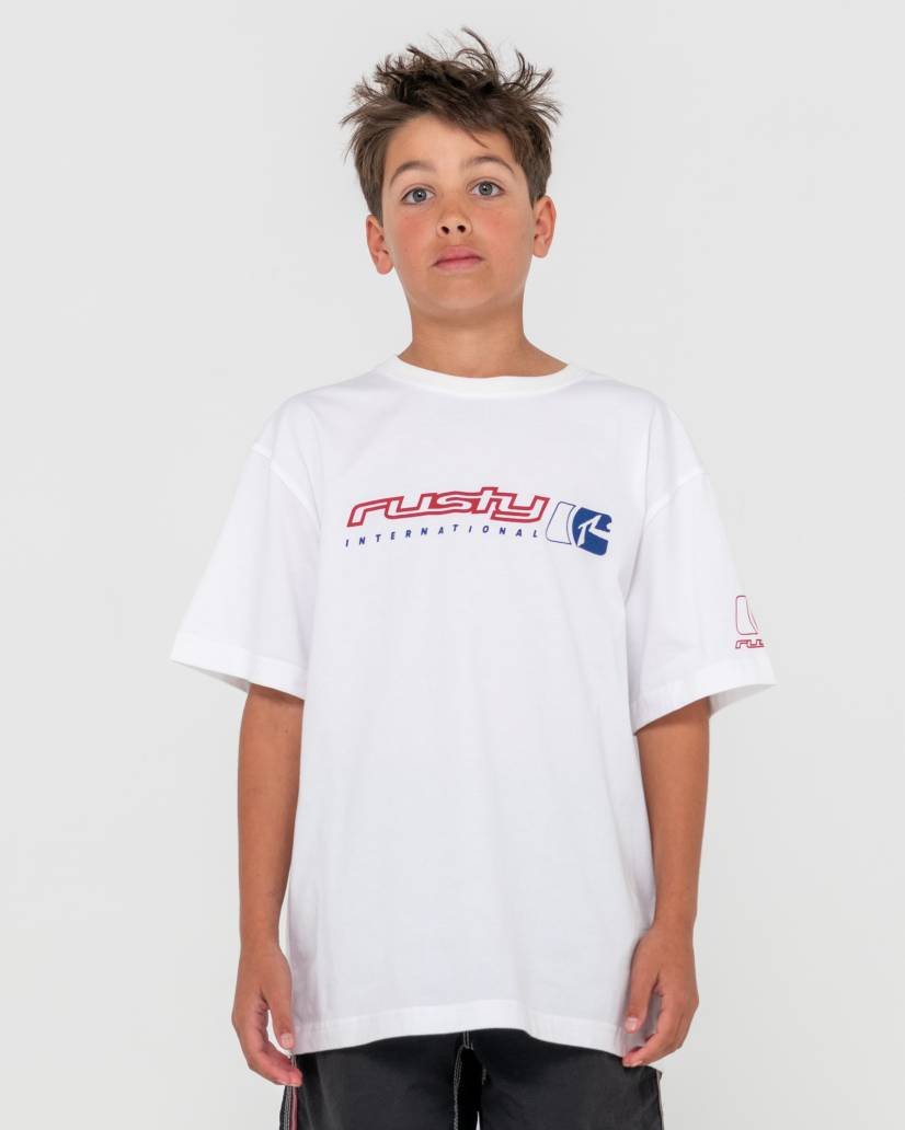 Jetsetter Tee Boys - RustyTTB0820 - WHT - White - 10