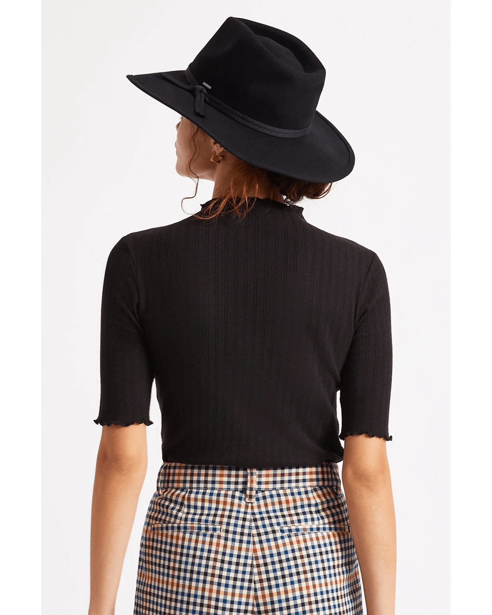 Joanna Packable Hat - Brixton10628 - BLACK - Black - M