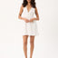 June Blanc - Organic Mini Dress -AfendsW264811-WHITE-XS