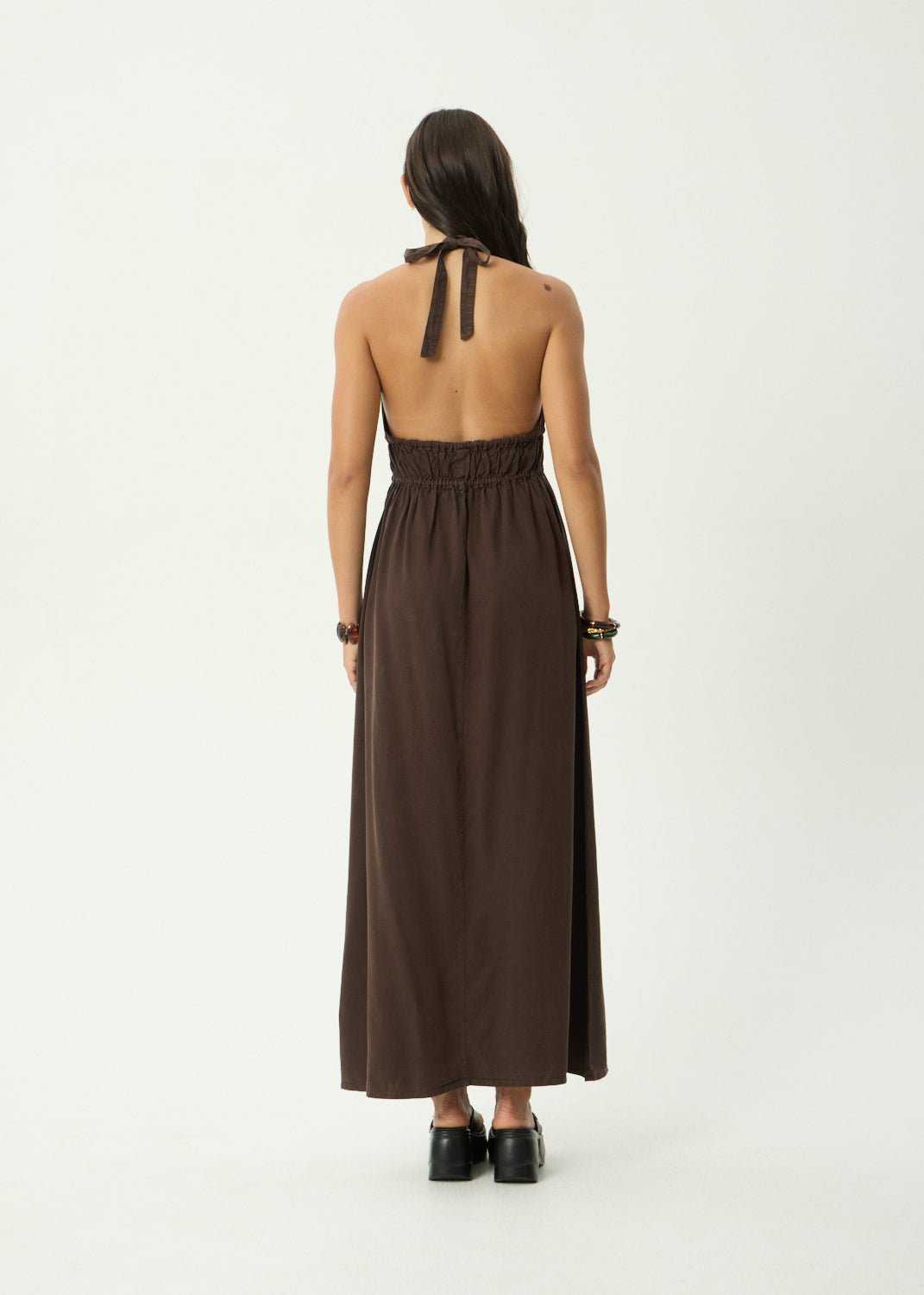June Mae - Hemp Maxi Dress -AfendsW264819-COFFEE-XS